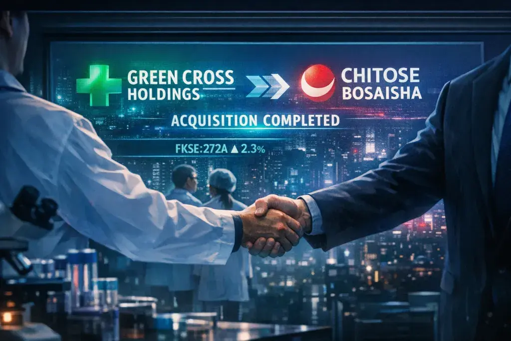 Green Cross Holdings Completes Acquisition of Chitose Bosaisha
