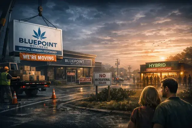 Bluepoint Wellness Relocates as Connecticut's Last Medical-Only Dispensary Faces Hybrid Shift