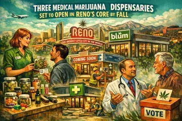 Three Medical Marijuana Dispensaries Set to Open in Reno's Core by Fall